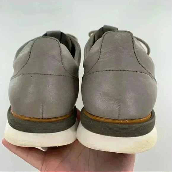 Cole Haan mens size 11 gray leather grade OS lightweight lace up Oxfords main image 10